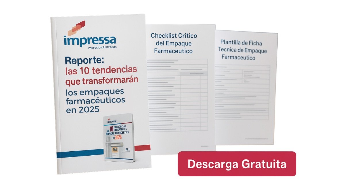 Portada del Reporte de Empaques Farmacéuticos