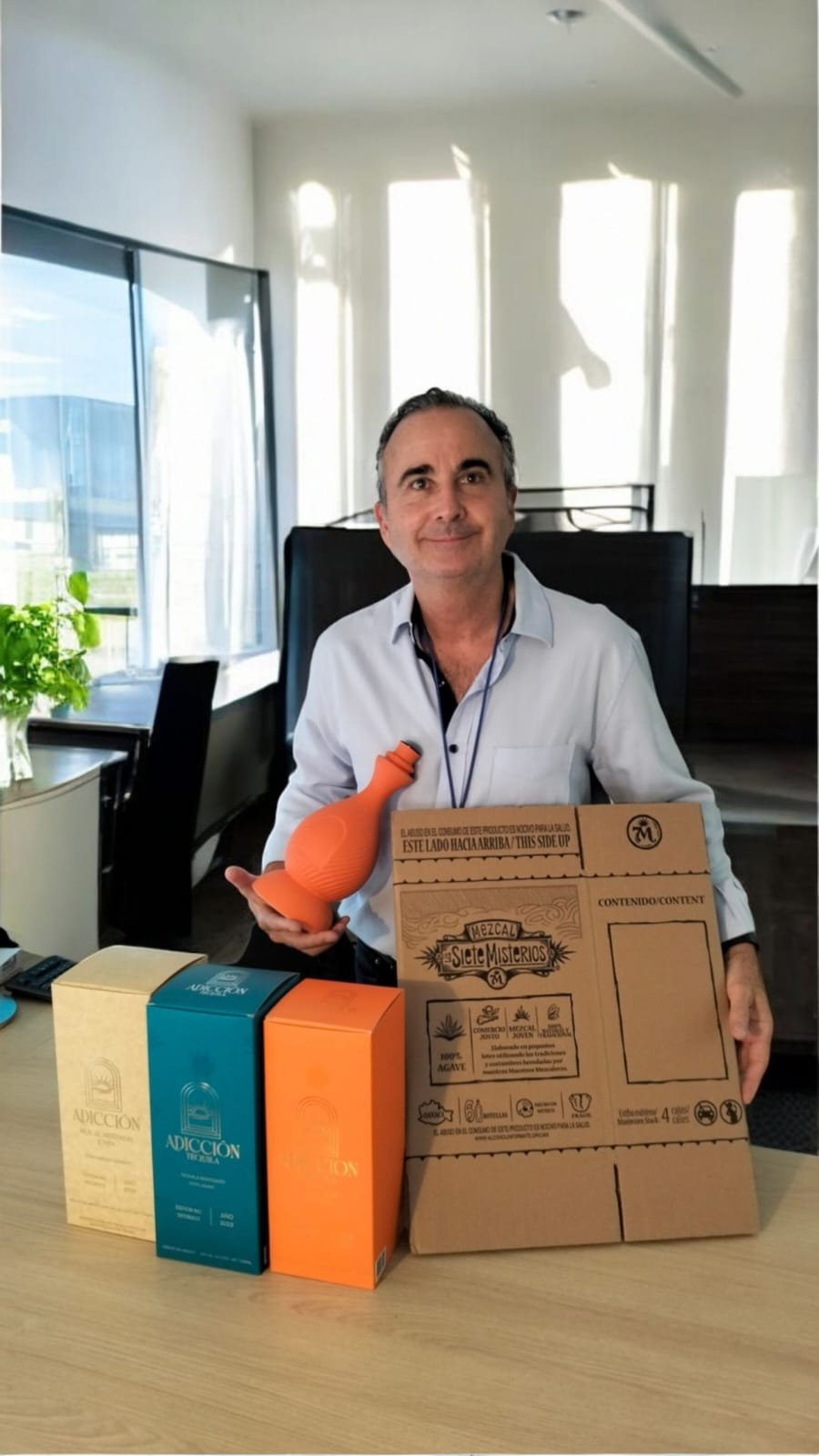 Ejemplo de etiqueta premium para bebidas