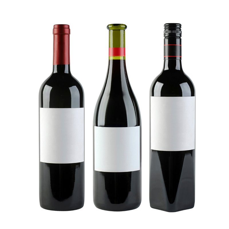 Etiquetas para vino tinto y vino artesanal