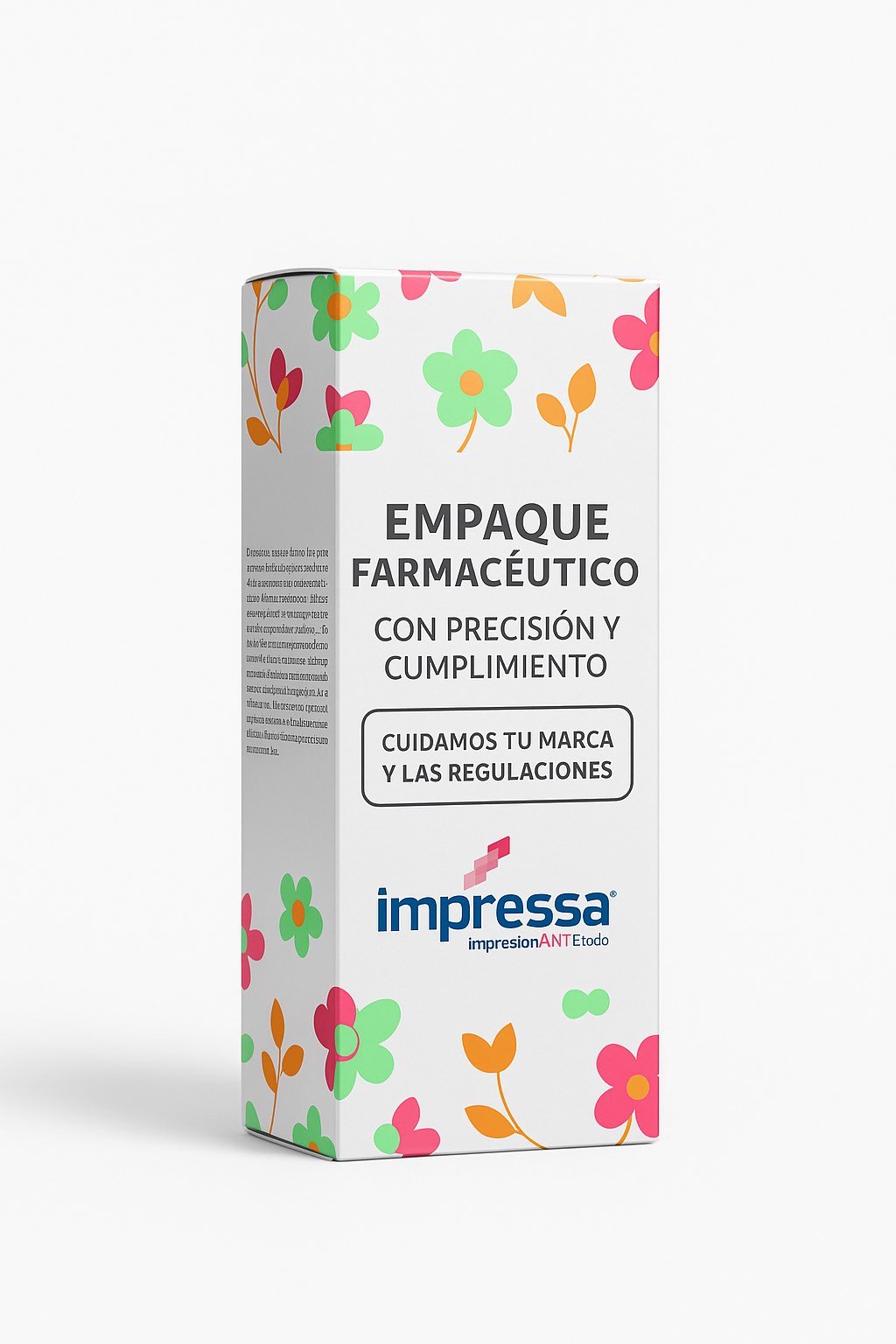 Empaque plegadizo para medicamento